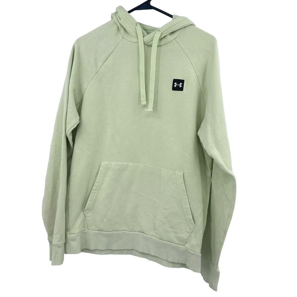 Under Armour Size Small Sweater Green Pullover Hoodie Loose Fit Casual Outerwear